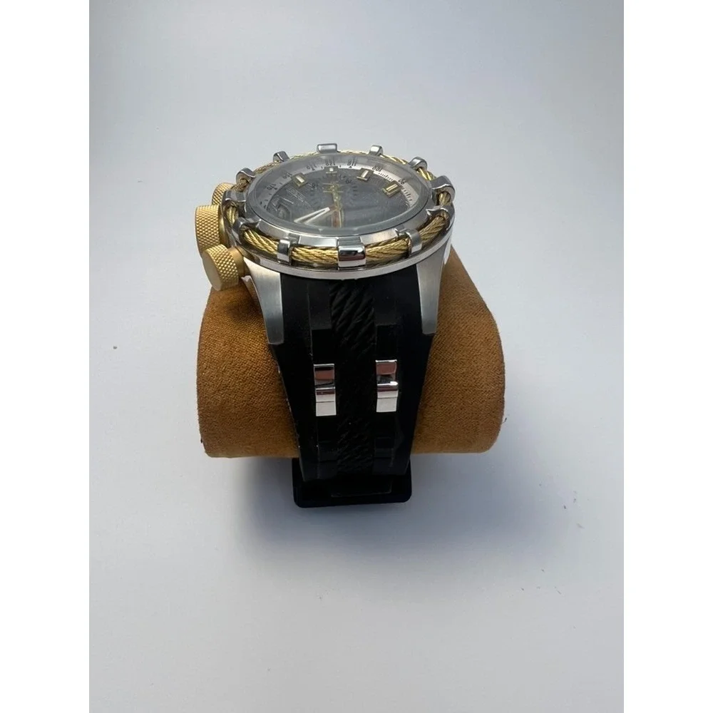 #W014 Invicta Reserve Bolt 27238 Swiss Quartz Chronograph 50mm Meteorite Watch